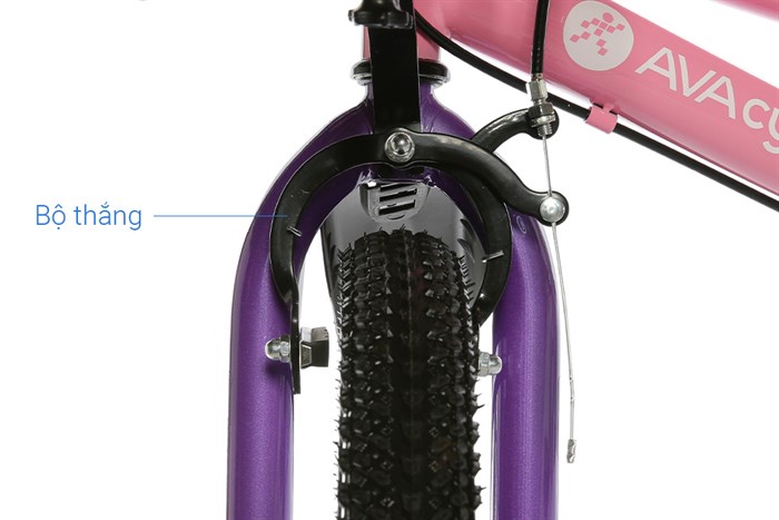 Xe Đạp Trẻ Em Unisex AVACycle XBS 16 inch Màu Hồng - Tím