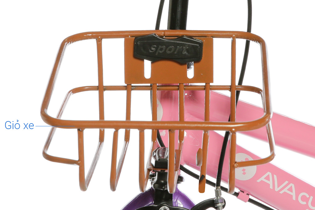 Xe Đạp Trẻ Em Unisex AVACycle XBS 16 inch Màu Hồng - Tím