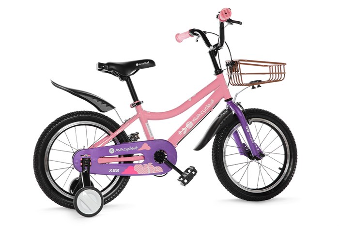 Xe Đạp Trẻ Em Unisex AVACycle XBS 16 inch Màu Hồng - Tím