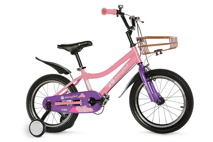 Xe Đạp Trẻ Em Unisex AVACycle XBS 16 inch Màu Hồng - Tím