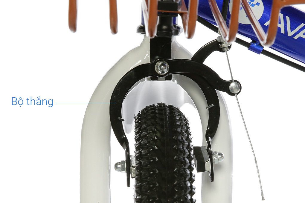 Xe Đạp Trẻ Em Unisex AVACycle XBS 16 inch Màu Trắng - Xanh