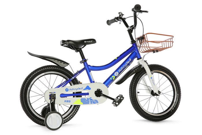 Xe Đạp Trẻ Em Unisex AVACycle XBS 16 inch Màu Trắng - Xanh