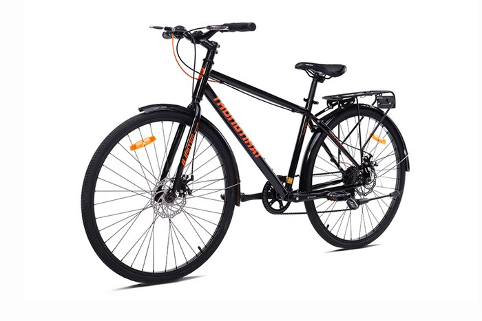 Xe Đạp Đường Phố City Thống Nhất M26-01 26 inch Màu Đen - Cam