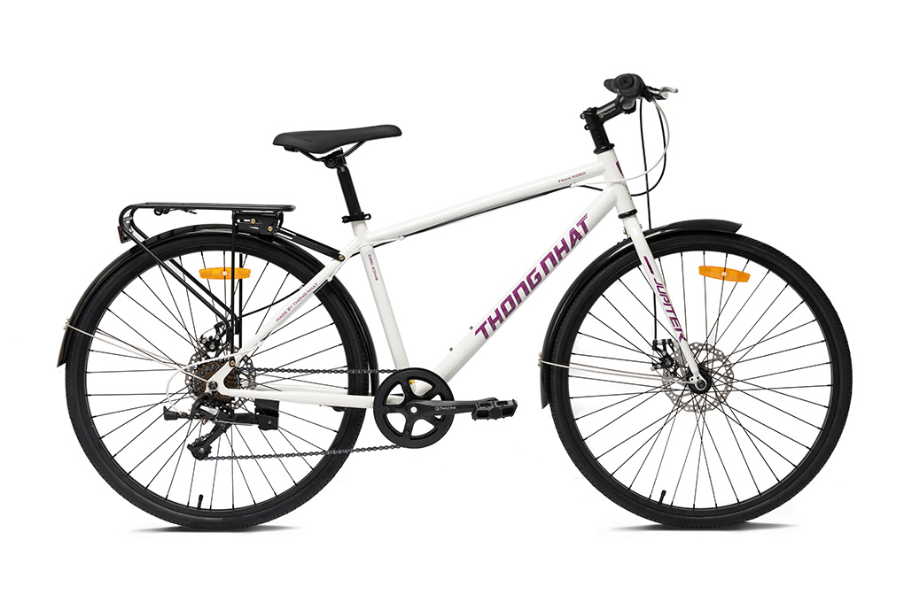 Xe Đạp Đường Phố City Thống Nhất M26-01 26 inch Màu Trắng