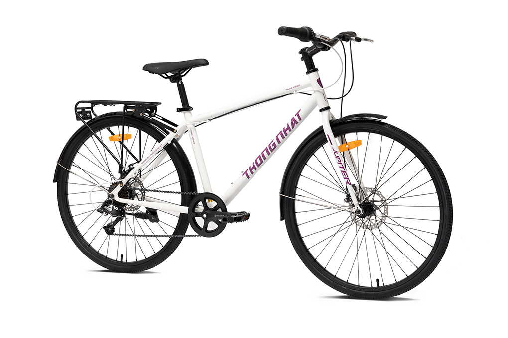 Xe Đạp Đường Phố City Thống Nhất M26-01 26 inch Màu Trắng
