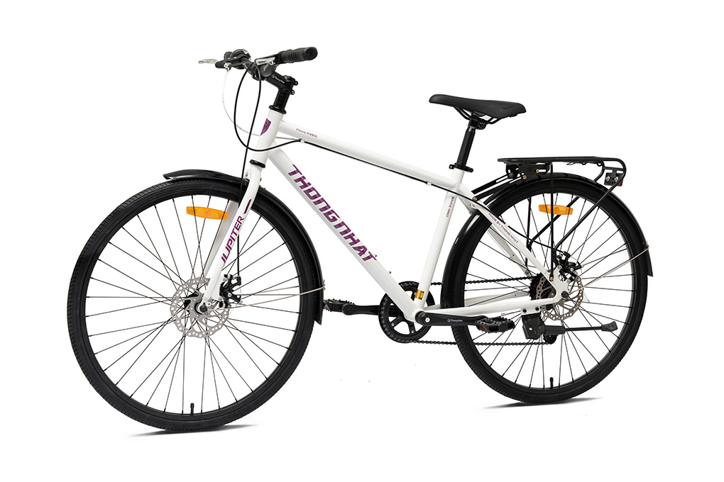 Xe Đạp Đường Phố City Thống Nhất M26-01 26 inch Màu Trắng