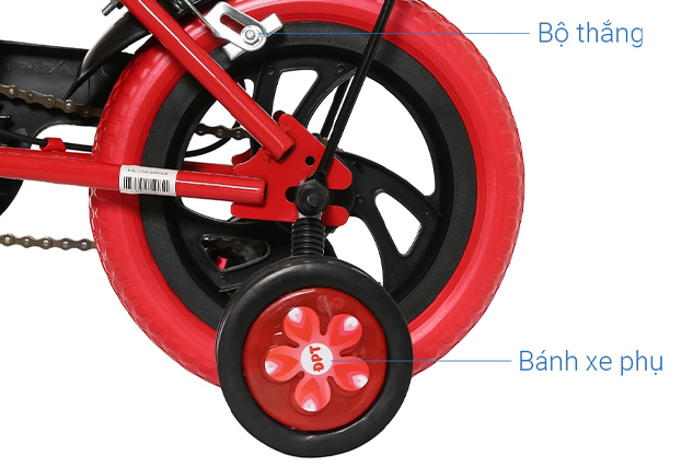 Xe đạp trẻ em Đại Phát Tài Speed 12 inch có bánh phụ cho bé tập lái Xe đạp trẻ em Đại Phát Tài Speed 12 inch có bánh phụ cho bé tập lái