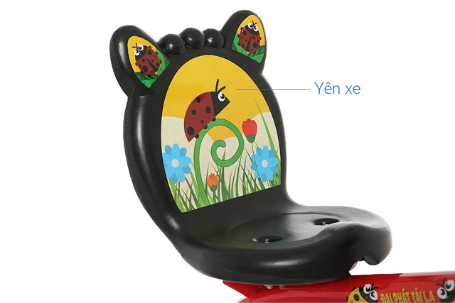 Xe 3 bánh Đại Phát Tài 7 inch - Yên xe rộng rãi
