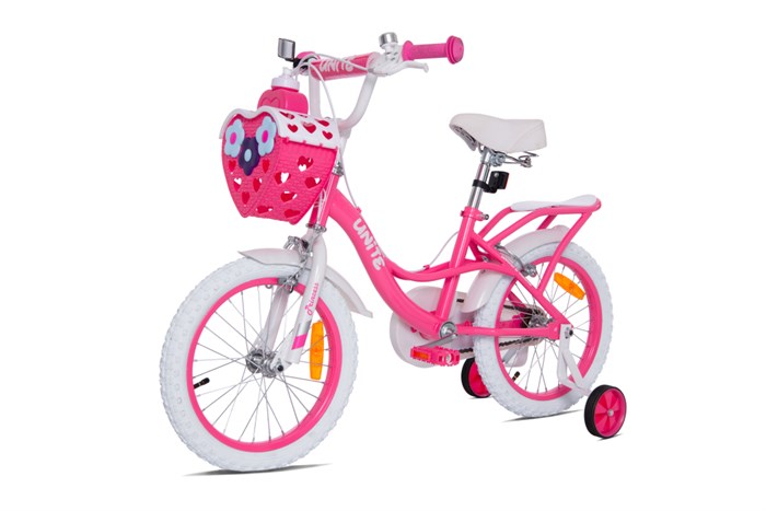 Xe Đạp Trẻ Em Nữ Thống Nhất Princess 16 - 16 inch (Có giỏ xe) Màu Hồng