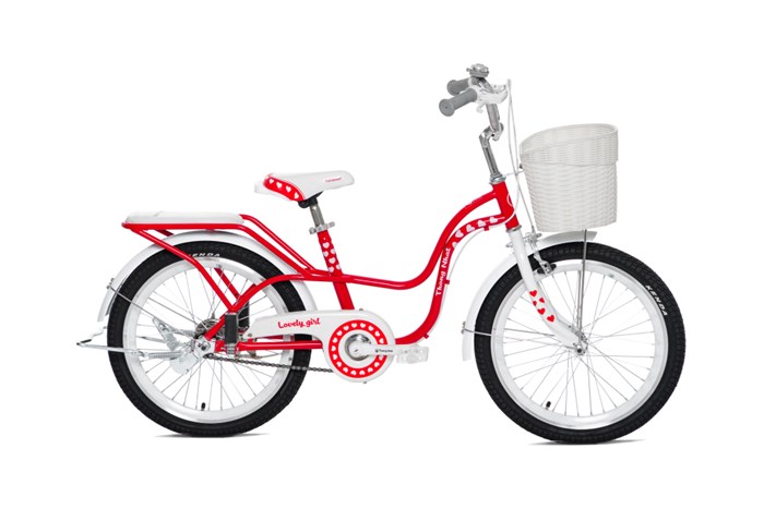 Xe Đạp Trẻ Em Nữ Thống Nhất Neo 20-04 20 inch (Có giỏ xe) Màu Đỏ