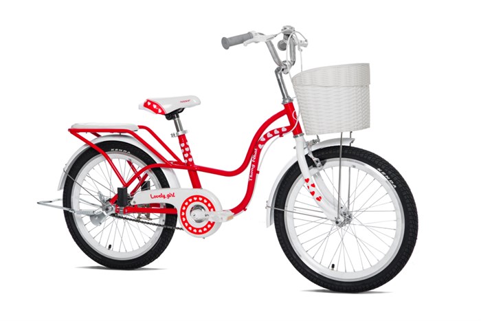 Xe Đạp Trẻ Em Nữ Thống Nhất Neo 20-04 20 inch (Có giỏ xe) Màu Đỏ
