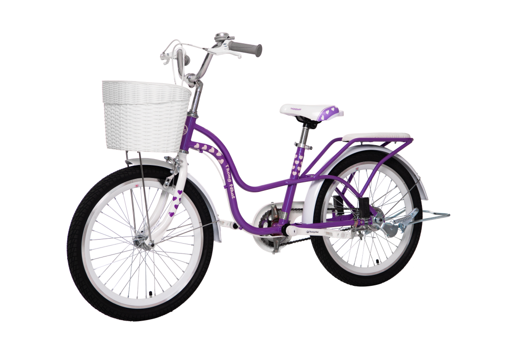 Xe Đạp Trẻ Em Nữ Thống Nhất Neo 20-04 20 inch (Có giỏ xe) Màu Tím