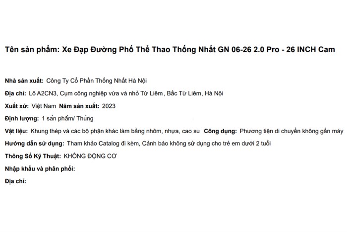 Xe Đạp Đường Phố Thể Thao Thống Nhất GN 06-26 2.0 Pro - 26 inch Xanh ngọc Màu Cam