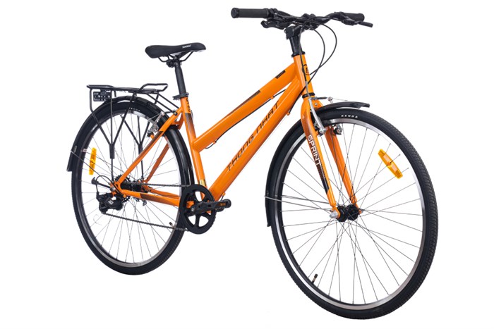 Xe Đạp Đường Phố Thể Thao Thống Nhất GN 06-26 2.0 Pro - 26 inch Xanh ngọc Màu Cam