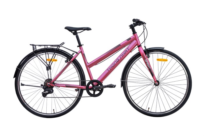 Xe Đạp Đường Phố Thể Thao Thống Nhất GN 06-26 2.0 Pro - 26 inch Xanh ngọc Màu Đen hồng