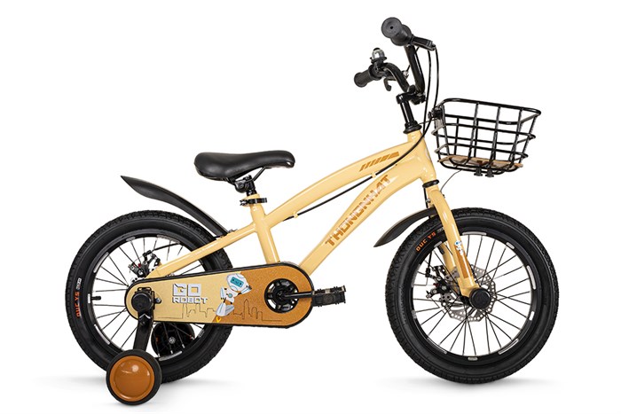 Xe Đạp Trẻ Em Thống Nhất Robot - 16 inch Cam Màu Cam