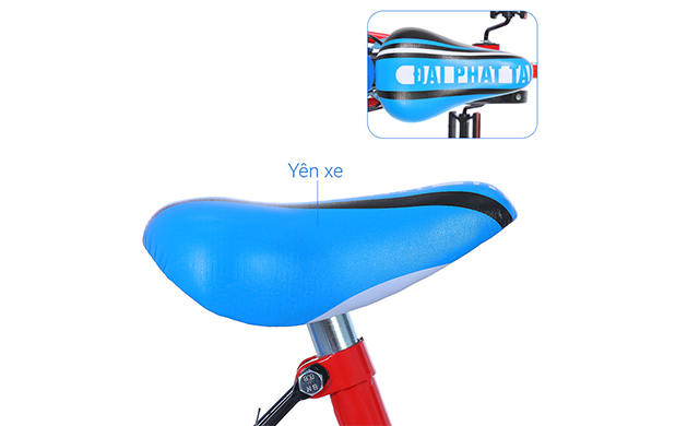 Xe đạp trẻ em Đại Phát Tài Zero 14 inch - Yên xe