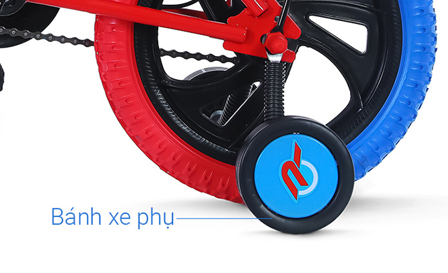 Xe đạp trẻ em Đại Phát Tài Zero 14 inch - Bánh phụ