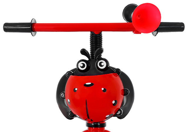 Xe 3 bánh Đại Phát Tài bọ lớn 7 inch - Màu đỏ - Tiện ích