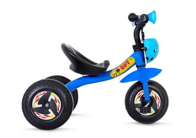 Khung sườn xe 3 bánh Đại Phát Tài bọ lớn 7 inch - Màu xanh