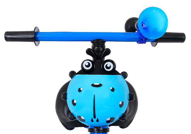 Tiện ích xe 3 bánh Đại Phát Tài bọ lớn 7 inch - Màu xanh