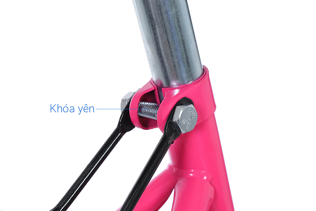 Xe Đạp Trẻ Em Đại Phát Tài Cầu Vồng 12 inch Màu Hồng