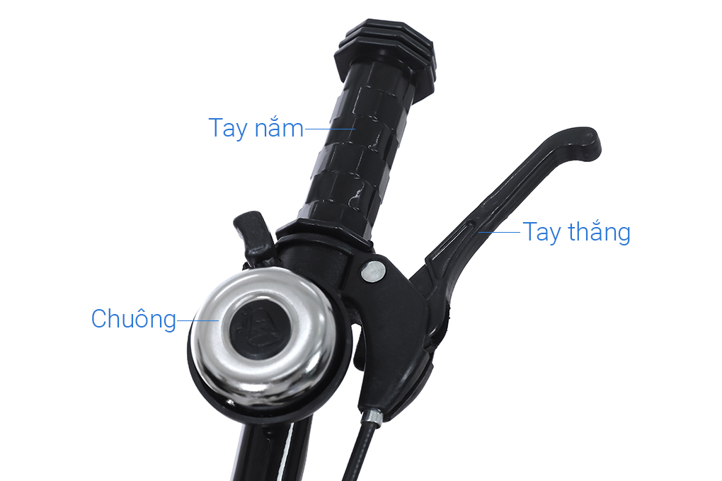 Xe Đạp Trẻ Em Đại Phát Tài Cầu Vồng 12 inch Màu Hồng