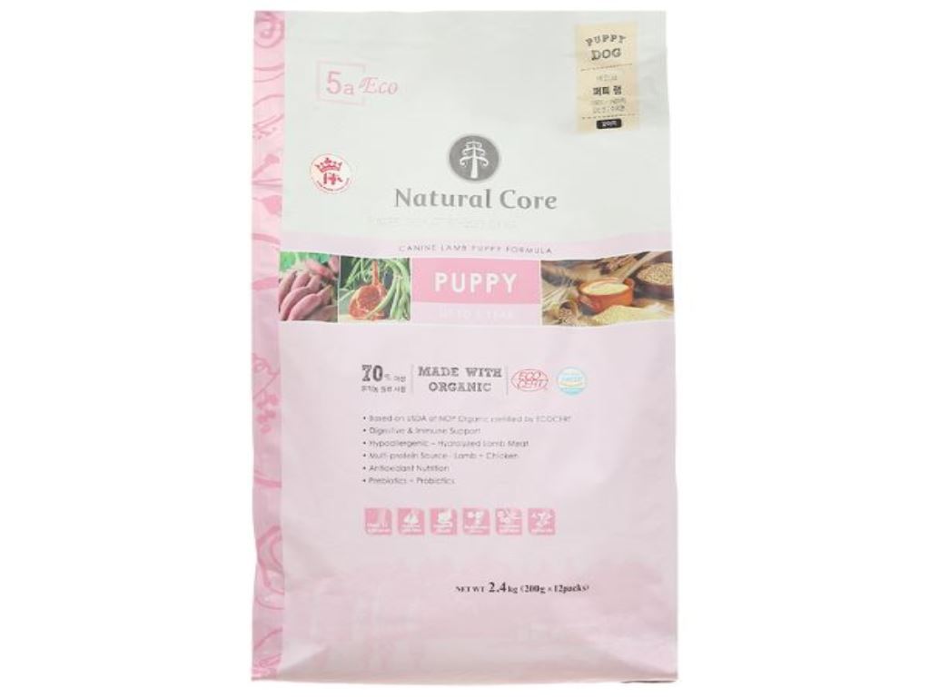 Thức ăn cho chó con Natural Core vị thịt cừu gói 2.4kg 3