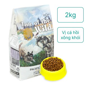 Thức ăn cho chó con Taste Of Wild Pacific Stream Puppy vị cá hồi xông khói gói 2kg