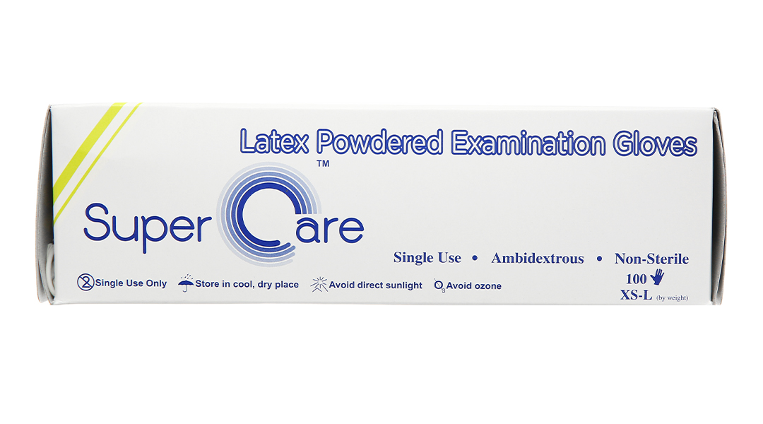Găng tay y tế có bột Super Care size M