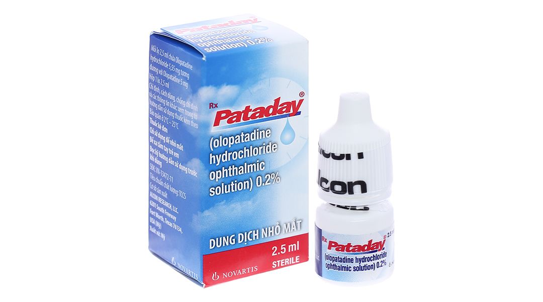 Dung dịch nhỏ mắt Pataday 0.2% trị viêm kết mạc dị ứng