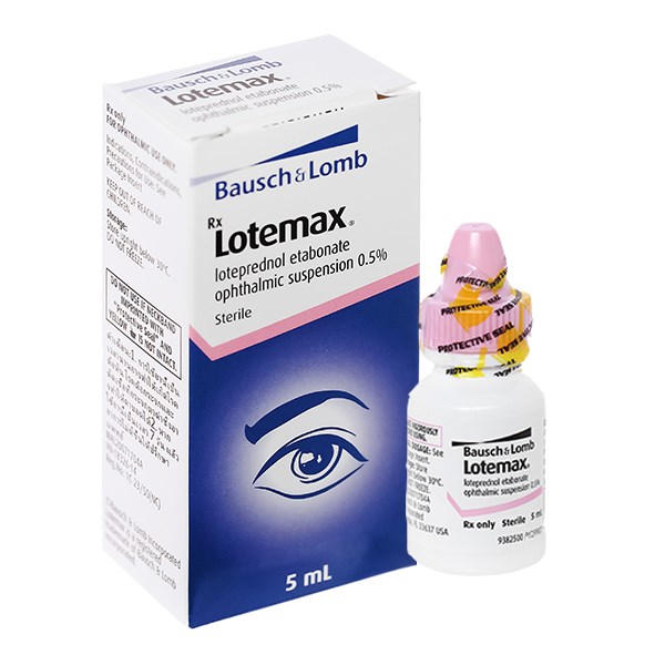Hỗn dịch nhỏ mắt Lotemax 0.5% trị viêm kết mạc mí mắt, viêm giác mạc ...