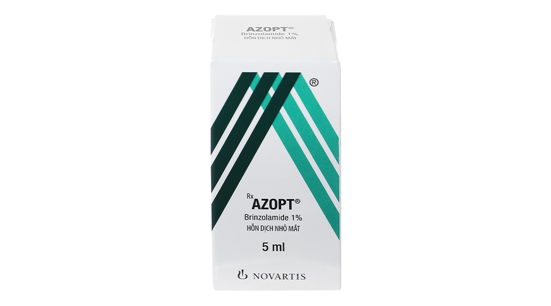 Dung dịch nhỏ mắt Azopt 1% trị tăng nhãn áp