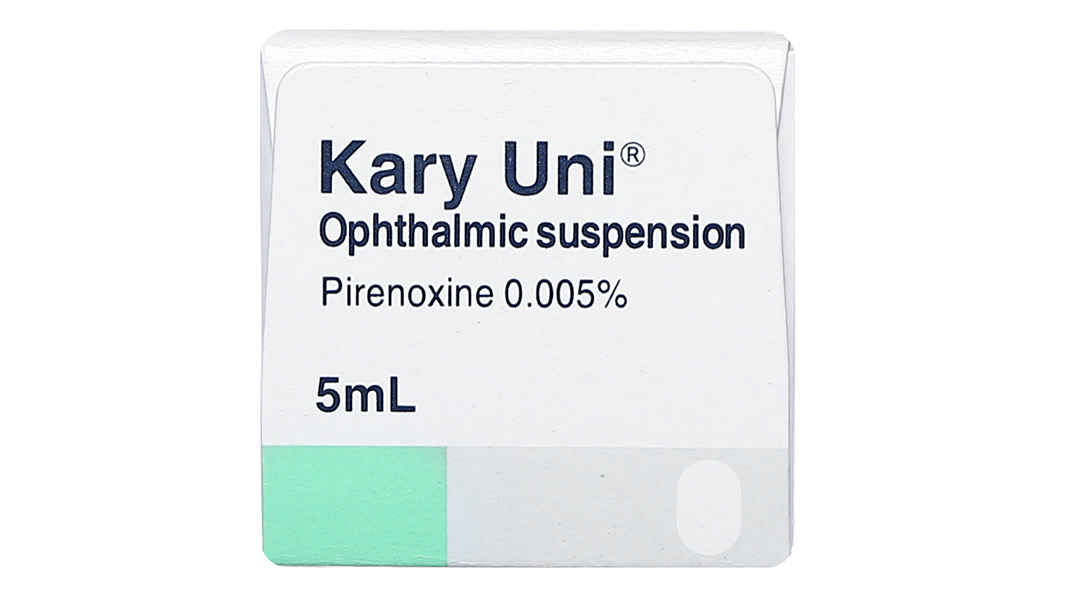 Hỗn dịch nhỏ mắt Kary Uni 0.005% trị đục thủy tinh thể