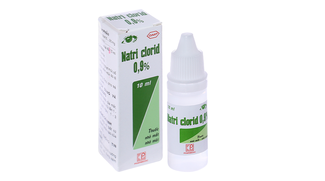Dung dịch Natri Clorid Pharmedic 0.9% vệ sinh mắt, mũi lọ 10ml -08 ...