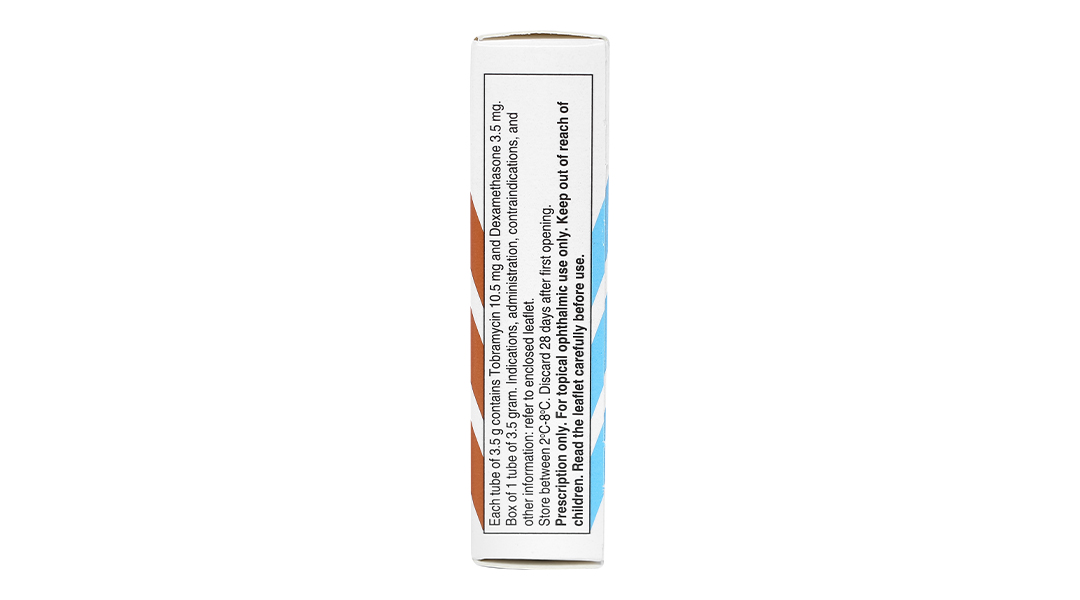 Thuốc mỡ tra mắt TobraDex trị nhiễm khuẩn mắt