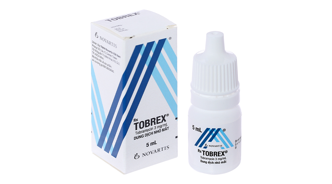 Dung dịch nhỏ mắt Tobrex 0.3% trị nhiễm trùng nhãn cầu chai 5ml ...