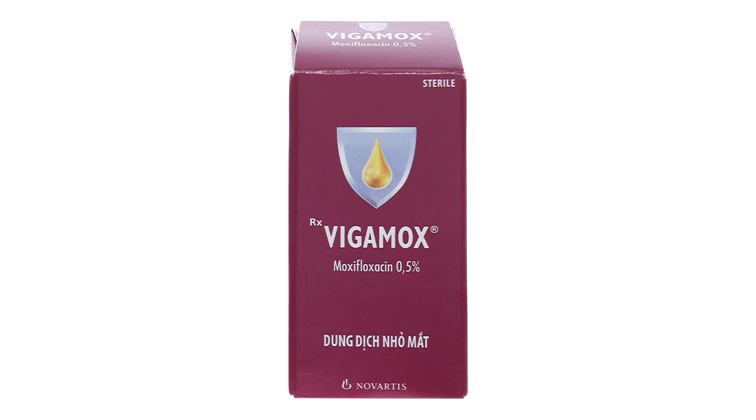 Dung dịch nhỏ mắt Vigamox 0.5% trị nhiễm khuẩn mắt