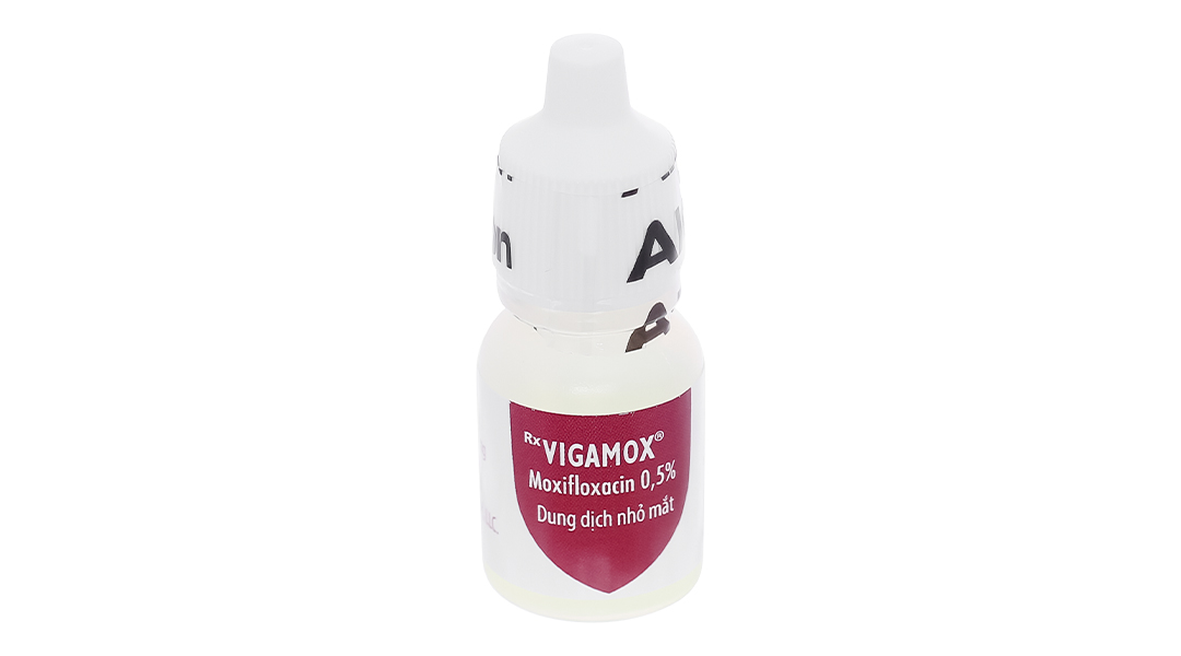 Dung dịch nhỏ mắt Vigamox 0.5% trị nhiễm khuẩn mắt