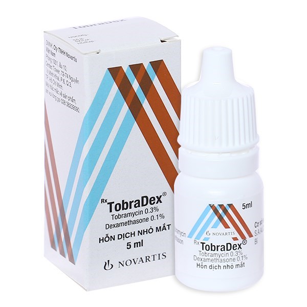 Thuốc tra mắt Tobradex hộp 1 lọ 5ml: Hướng dẫn và lưu ý quan trọng