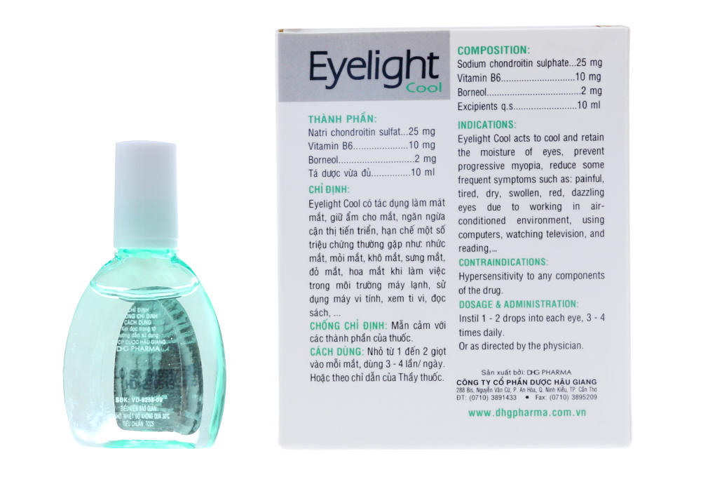 Dung dịch nhỏ mắt Eyelight Cool giữ ẩm, làm mát mắt