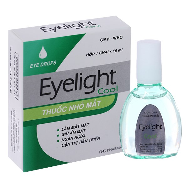 Dung dịch nhỏ mắt Eyelight Cool giữ ẩm, làm mát mắt