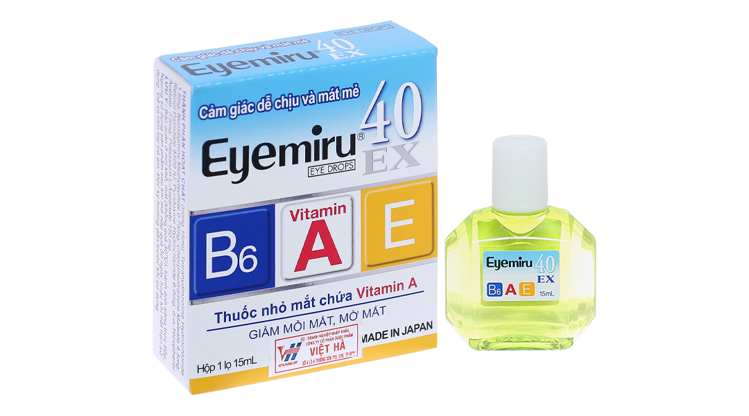 Thuốc nhỏ mắt Eyemiru 40 EX phòng và trị các bệnh về mắt