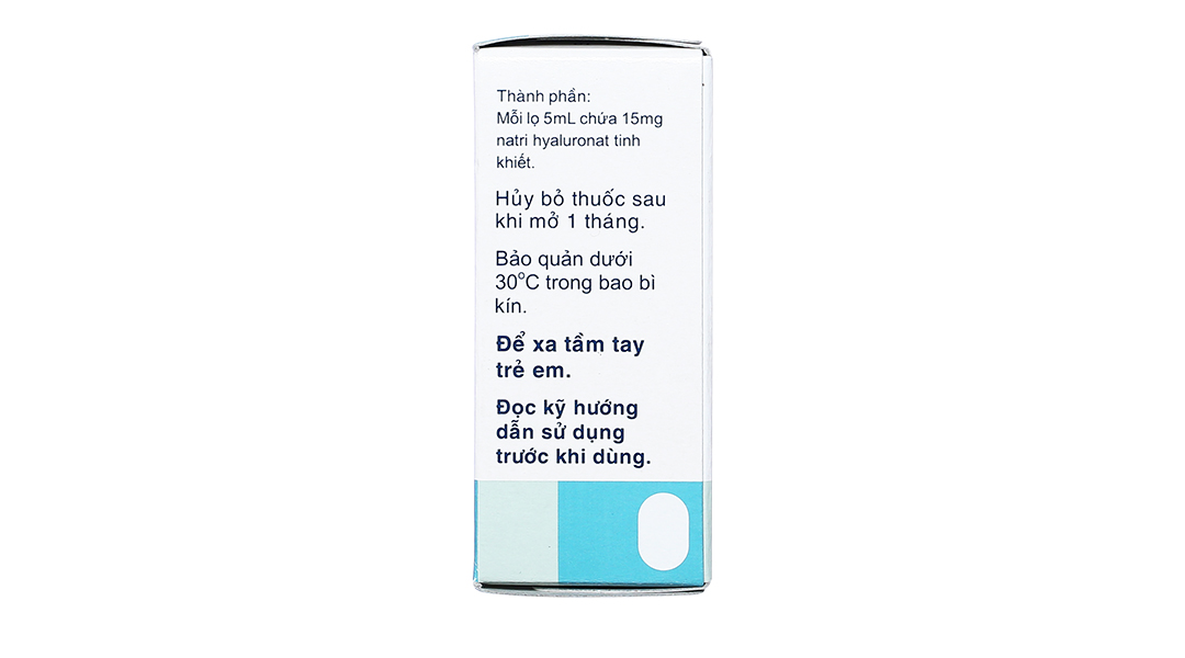 Dung dịch nhỏ mắt Sanlein 0.3 trị rối loạn biểu mô giác mạc