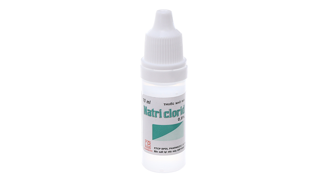 Thuốc nhỏ mũi Natri Clorid Pharmedic 0.9% hỗ trợ trị nghẹt mũi, sổ mũi