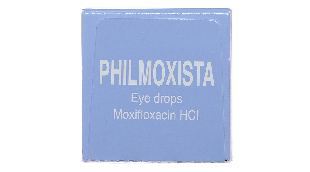 Dung dịch nhỏ mắt Philmoxista trị nhiễm khuẩn mắt