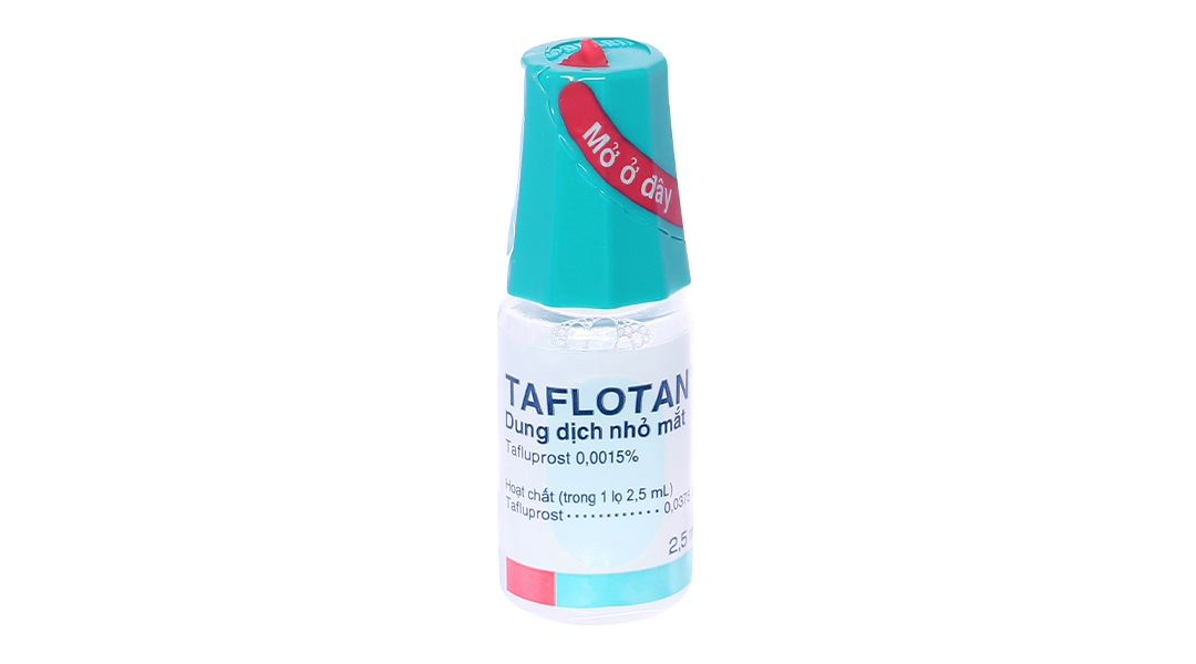 Dung dịch nhỏ mắt Taflotan 0.0015% trị tăng nhãn áp