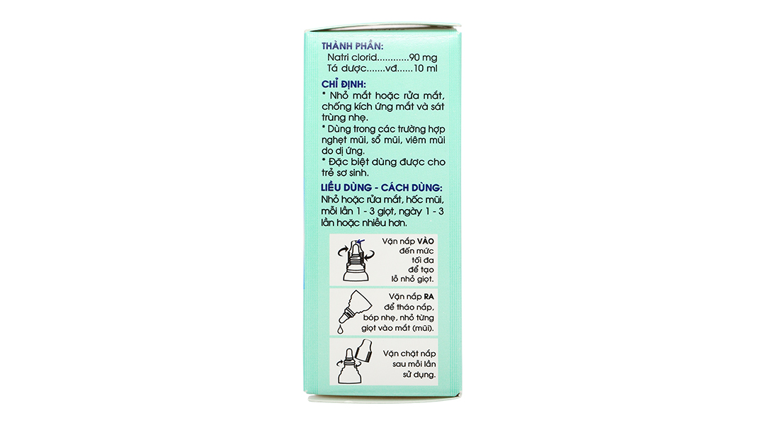 Dung dịch Natri Clorid Traphaco 0,9% vệ sinh mắt, mũi