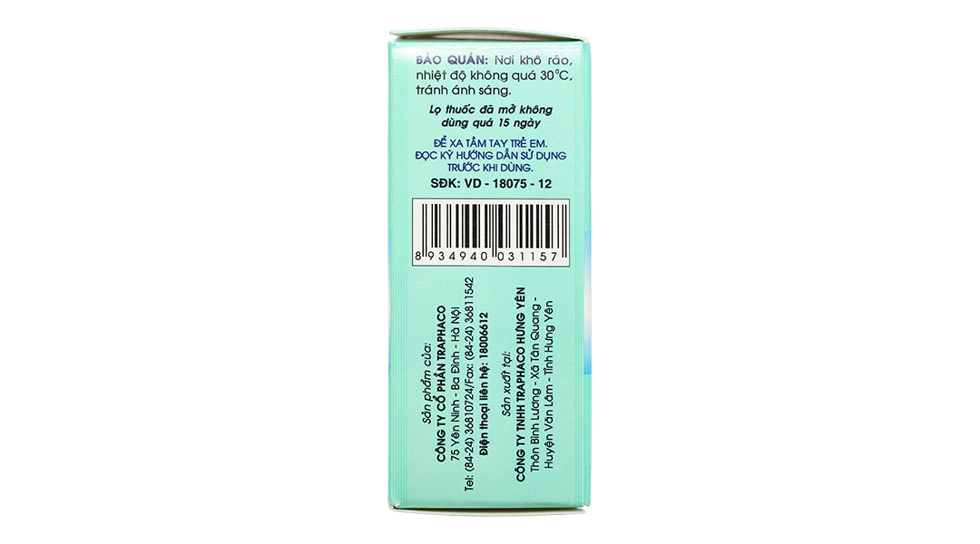Dung dịch Natri Clorid Traphaco 0,9% vệ sinh mắt, mũi