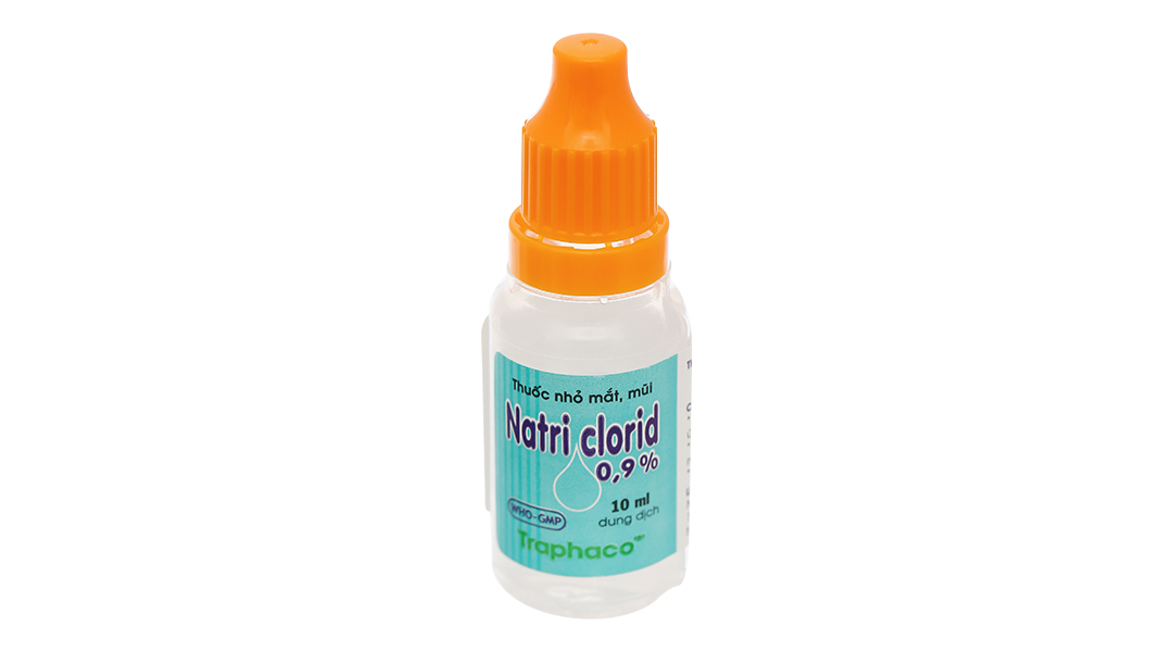 Dung dịch Natri Clorid Traphaco 0,9% vệ sinh mắt, mũi